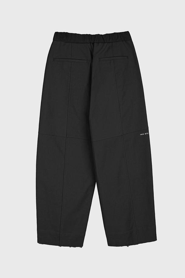 HAUS 072C - 롱/미디팬츠 - BEGGY FIT PANTS DARK GREY