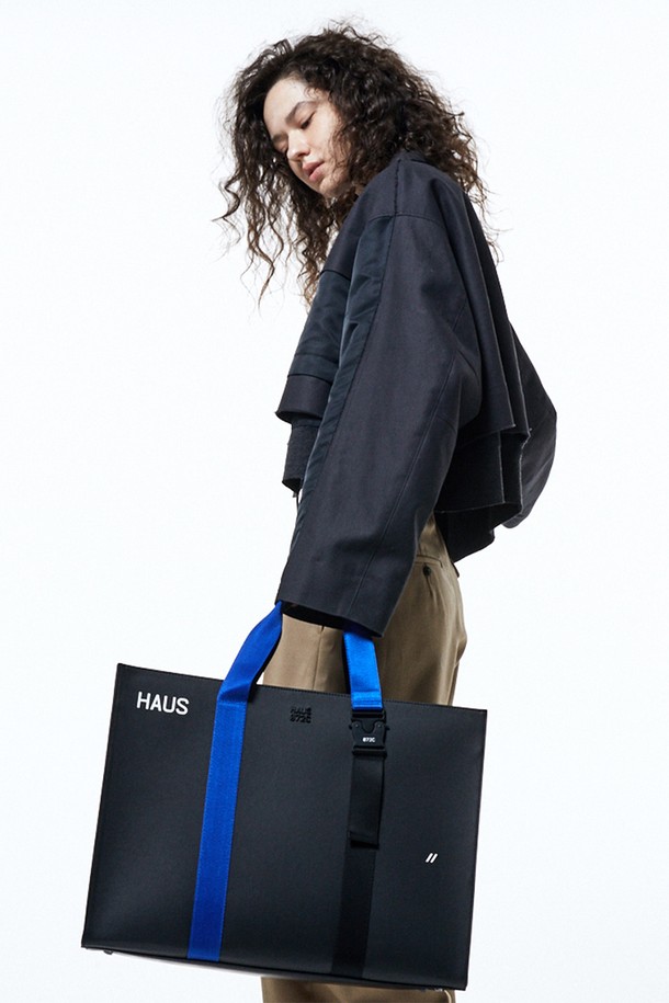 HAUS 072C - 토트백 - BIG TOTE BAG BLACK