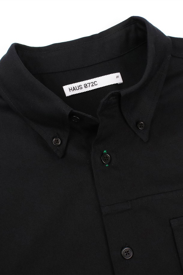 HAUS 072C - 셔츠 - MEN`S OVERFIT SHIRTS NAVY