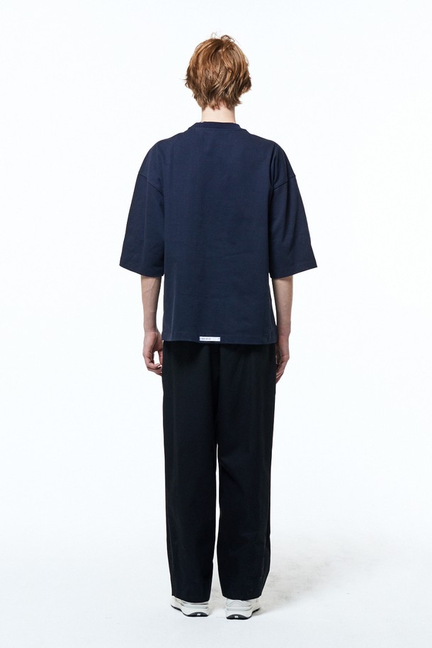 HAUS 072C - 캐주얼팬츠 - MEN`S COTTON PANTS BLACK