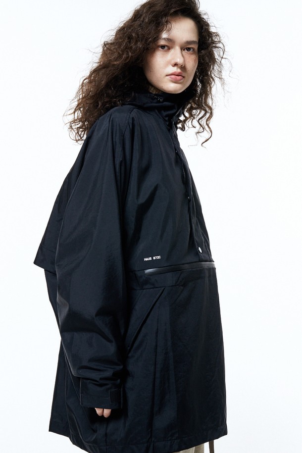 HAUS 072C - 자켓 - PANCHO.st GENDERLESS JACKET PADDING BLACK