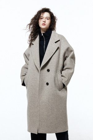 OVERFIT COAT BEIGE