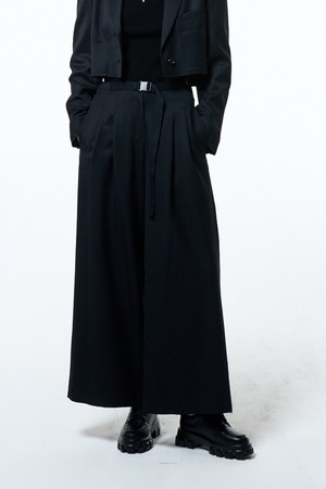 SET-UP SIDE PANTS BLACK