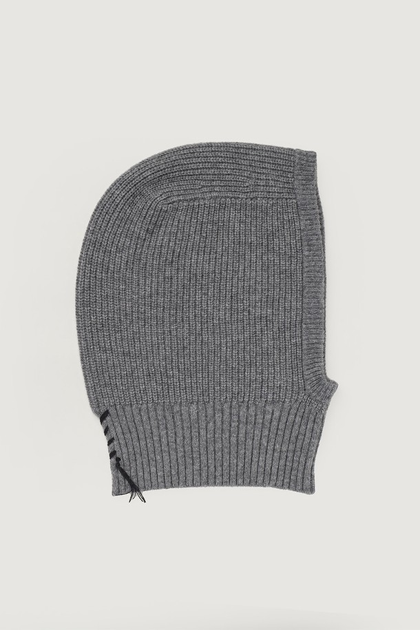 HAUS 072C - 모자 - KNIT BALACLABA GREY