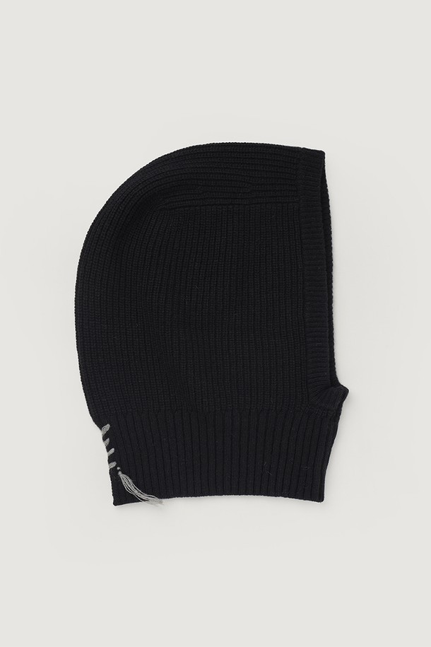 HAUS 072C - 모자 - KNIT BALACLABA BLACK