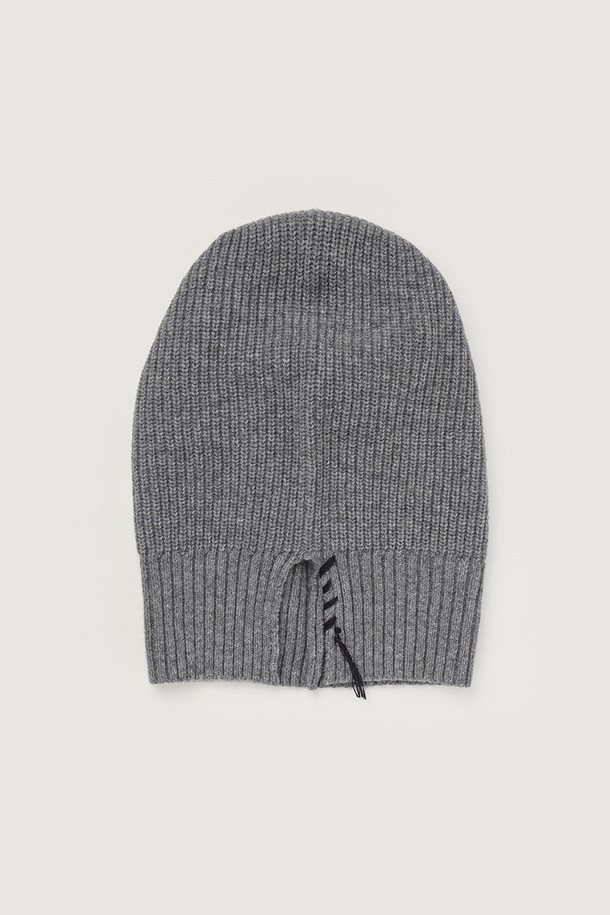 HAUS 072C - 모자 - KNIT BALACLABA GREY