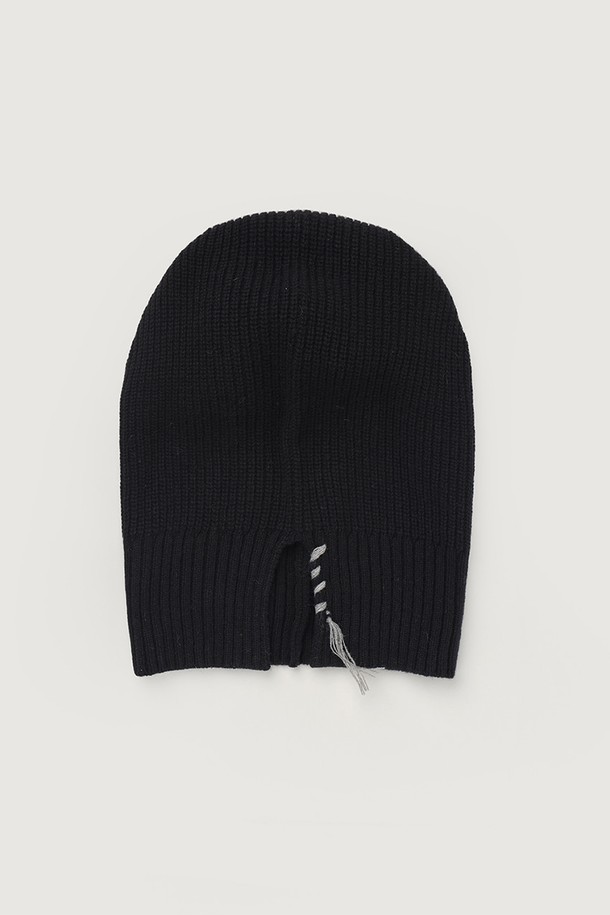 HAUS 072C - 모자 - KNIT BALACLABA BLACK