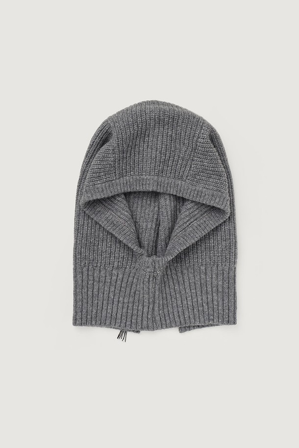 HAUS 072C - 모자 - KNIT BALACLABA GREY