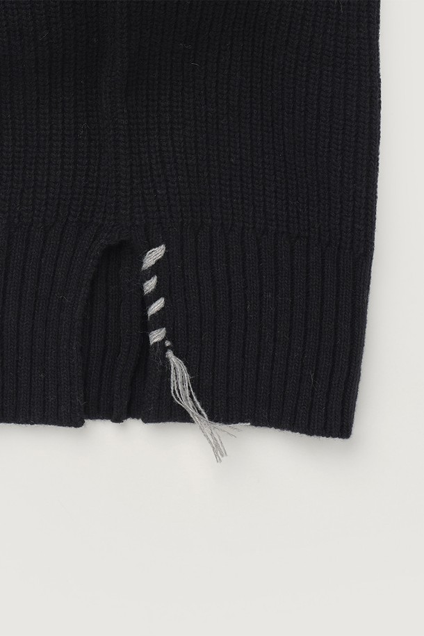 HAUS 072C - 모자 - KNIT BALACLABA BLACK