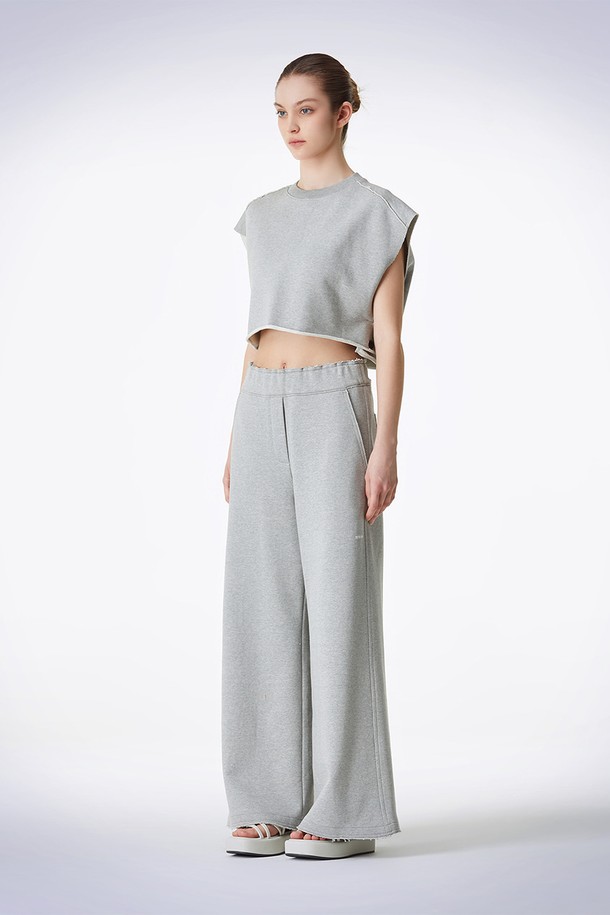 HAUS 072C - 롱/미디팬츠 - AKKA PANTS GREY