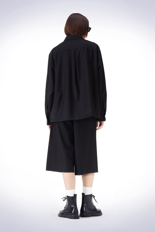 HAUS 072C - 자켓 - DOUBLE OUTPOCKES JACKET BLACK