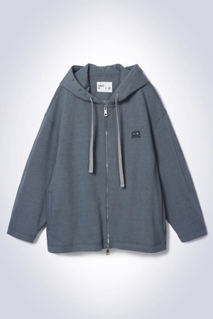 MOMO HOOD ZIP UP JACKET DARK BLUE