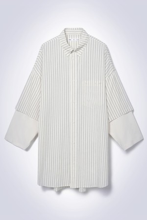 UNISEX LAYERED SHIRTS IVORY