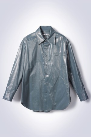 OVERSIZE BAKER SHIRT DARK BLUE