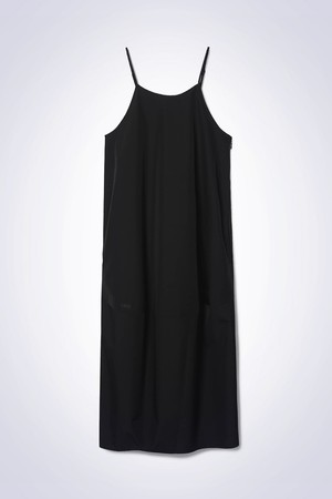 BALLOOM SLEEVELESS ONE-PIECE BLACK