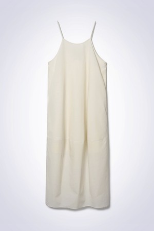 BALLOOM SLEEVELESS ONE-PIECE LIGHT BEIGE