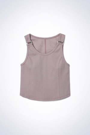 BUCKLE SLEEVELESS T-SHIRTS PINK