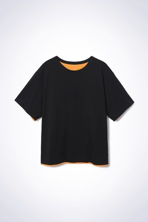 TWO TONE T-SHIRTS BLACK