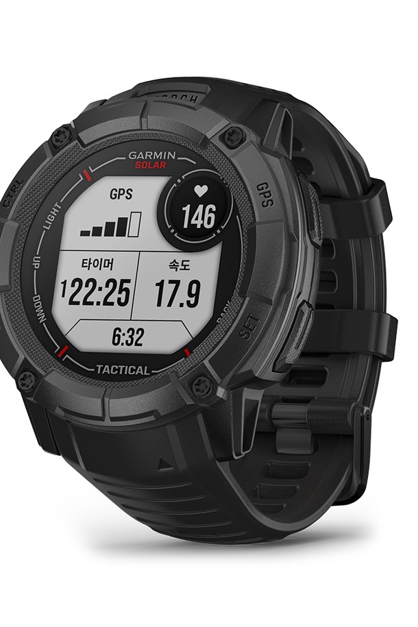 GARMIN - 기타소품 - 가민 인스팅트 2X 솔라 택틱컬 블랙 멀티스포츠 GPS 스마트워치