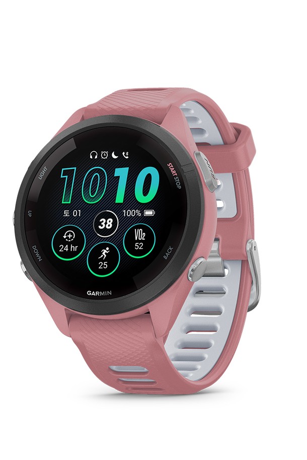 GARMIN - 기타소품 - 가민 포러너 265S 핑크 뮤직 GPS 스마트워치