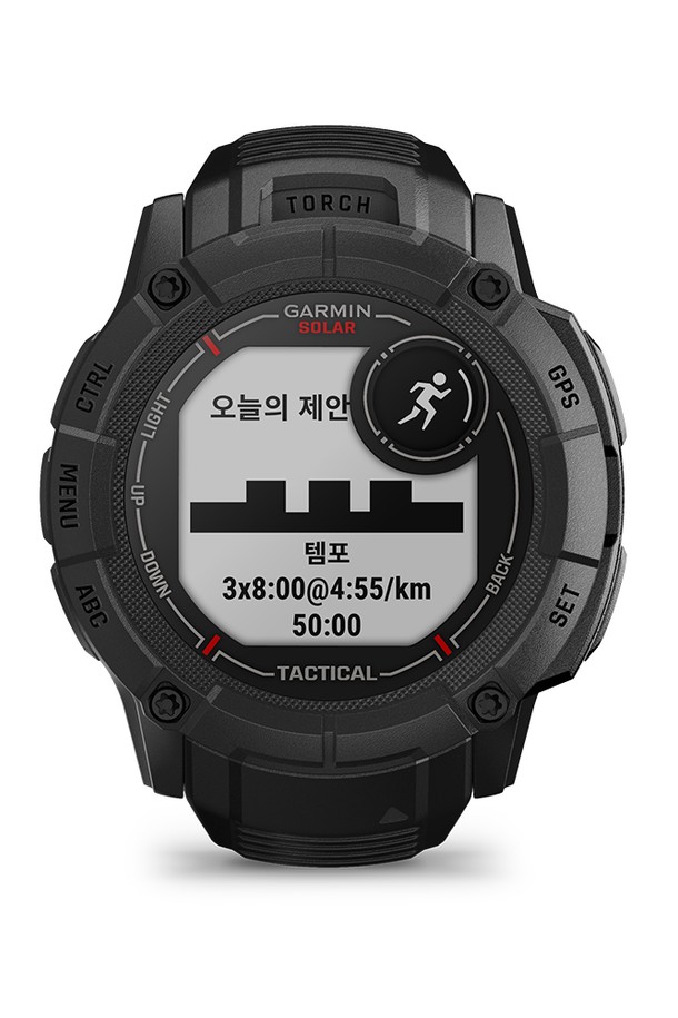 GARMIN - 기타소품 - 가민 인스팅트 2X 솔라 택틱컬 블랙 멀티스포츠 GPS 스마트워치