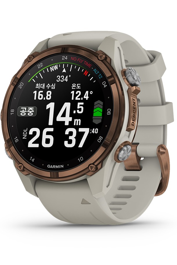 GARMIN - 기타소품 - 가민 디센트 MK3i 43mm 브론즈 PVD 티타늄/프렌치그레이 다이빙컴퓨터