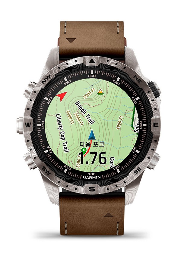 GARMIN - 기타소품 - 가민 마크2 어드벤처 다마스커스 스틸 에디션 GPS 스마트워치