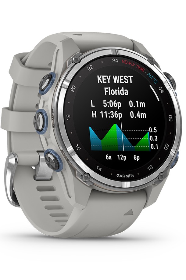 GARMIN - 기타소품 - 가민 디센트 MK3 43mm 스테인레스스틸/프로그그레이 다이빙컴퓨터