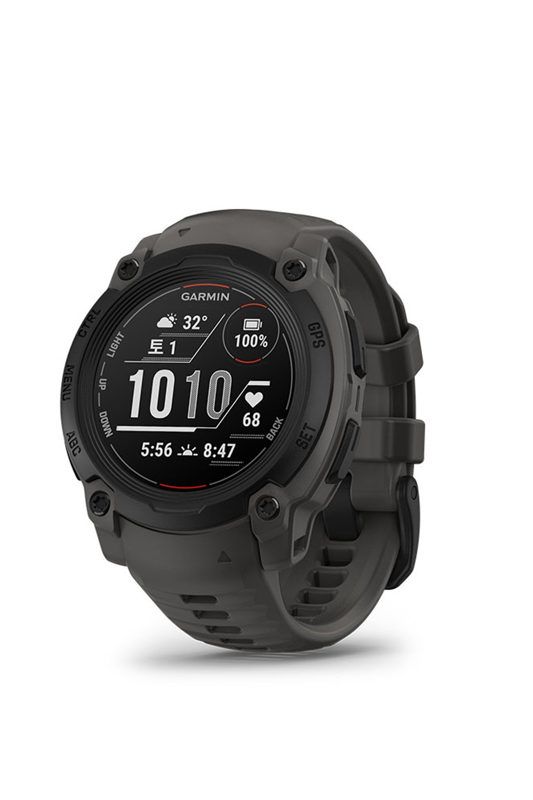 GARMIN - 기타소품 - 가민 인스팅트 E 40mm 블랙 차콜 밴드 멀티스포츠 GPS 스마트워치