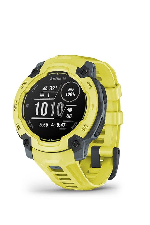 GARMIN - 기타소품 - 가민 인스팅트 E 45mm 일렉트릭 라임 멀티스포츠 GPS 스마트워치