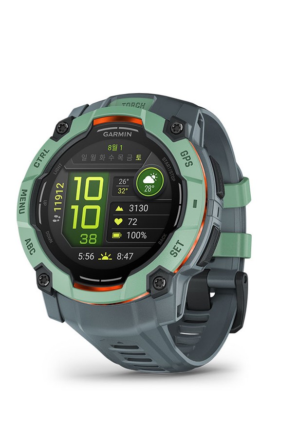 GARMIN - 기타소품 - 가민 인스팅트 3 50mm 아몰레드 네오트로픽 트와일라잇 밴드 멀티스포츠 GPS 스마트워치