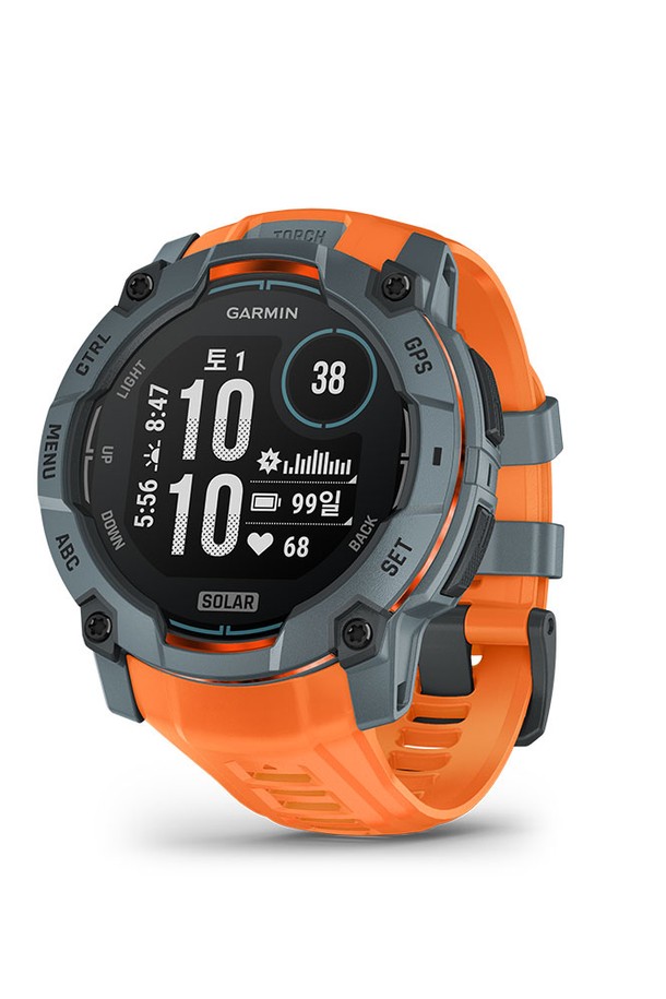 GARMIN - 기타소품 - 가민 인스팅트 3 솔라 50mm 트와일라잇 솔스티스 밴드 멀티스포츠 GPS 스마트워치