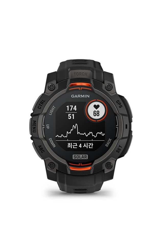 GARMIN - 기타소품 - 가민 인스팅트 3 솔라 45mm 블랙 멀티스포츠 GPS 스마트워치