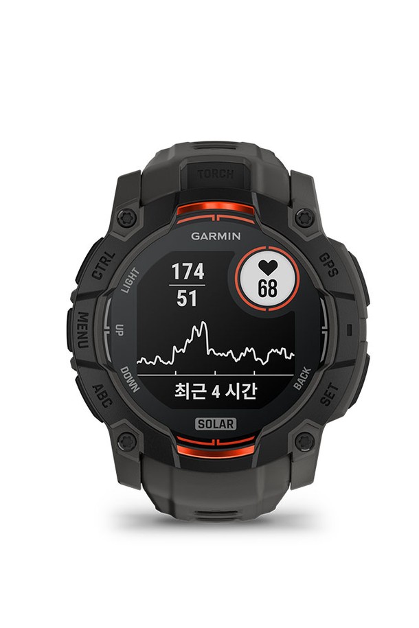 GARMIN - 기타소품 - 가민 인스팅트 3 솔라 50mm 블랙 차콜 밴드 멀티스포츠 GPS 스마트워치