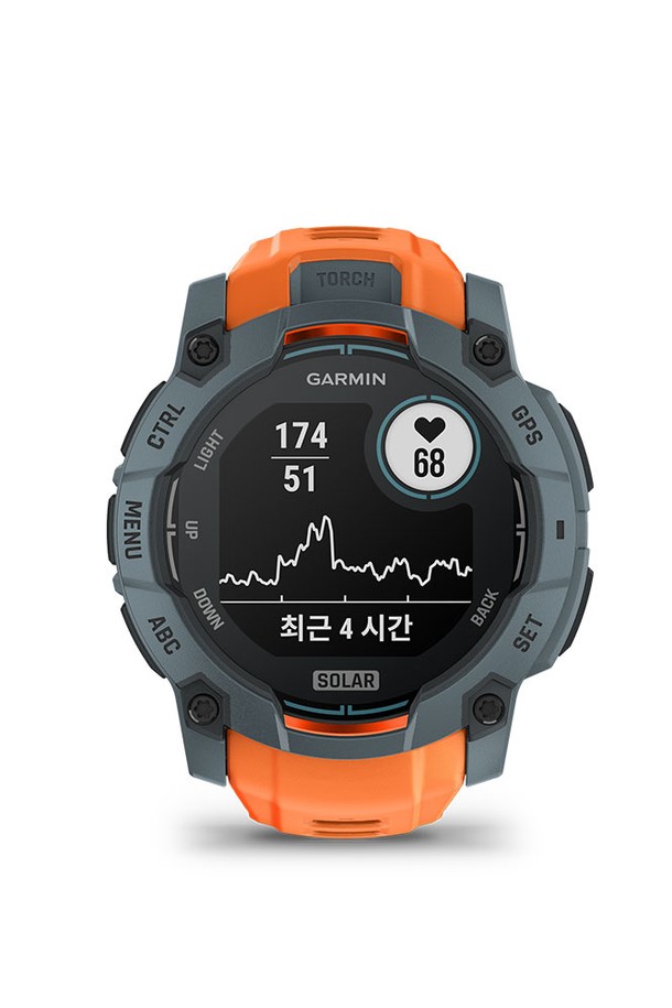 GARMIN - 기타소품 - 가민 인스팅트 3 솔라 50mm 트와일라잇 솔스티스 밴드 멀티스포츠 GPS 스마트워치