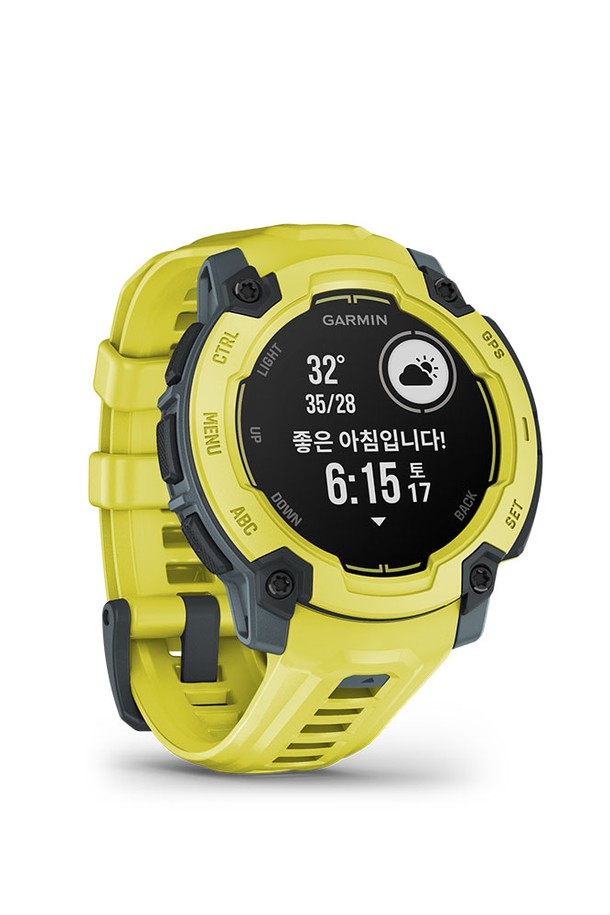 GARMIN - 기타소품 - 가민 인스팅트 E 45mm 일렉트릭 라임 멀티스포츠 GPS 스마트워치