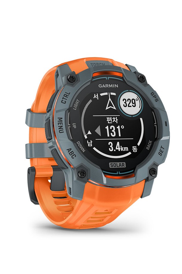 GARMIN - 기타소품 - 가민 인스팅트 3 솔라 50mm 트와일라잇 솔스티스 밴드 멀티스포츠 GPS 스마트워치