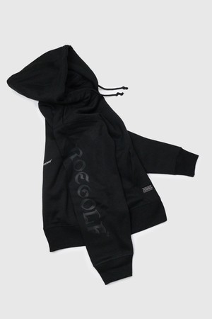 LIGHT FLEECE HOODIE (NAVY / GREY / BLACK)_BLACK-a