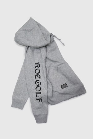 LIGHT FLEECE HOODIE (NAVY / GREY / BLACK)_GREY-a