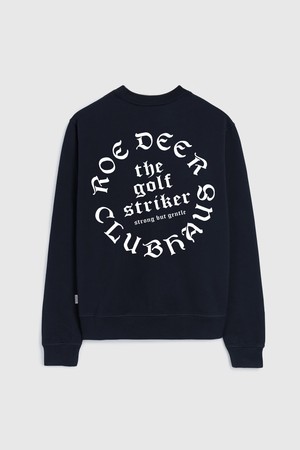 LIGHT FLEECE CREWNECK (NAVY / BLACK)_NAVY-a