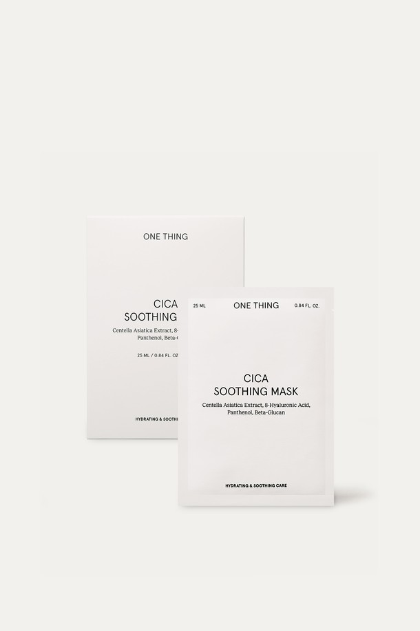 [원씽] 시카 수딩 마스크 20매(5매x4개)는 피부 진정을 돕는 시트 마스크입니다. 시카 성분을 함유하여 민감해진 피부를 부드럽게 진정시키고 편안하게 가꿔줍니다. 20매(5매씩 4개) 구성으로, 넉넉하게 사용하여 피부 관리를 할 수 있습니다. 스킨케어 마지막 단계에서 사용하며, 일회용 마스크팩입니다. 구매 시 쇼핑백을 함께 증정합니다.
