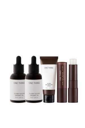 원씽 유기농 호호바 보습 세트 3종[오일2개+크림+립밤](미니 레티날2종+4종샤쉐+쇼핑백 증정)