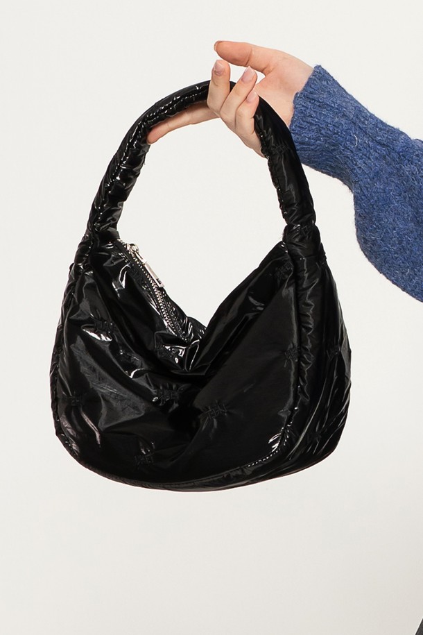 MORELIKEIT - 여성 가방 - QUILTING MINI PADDING TOTE BAG BLACK