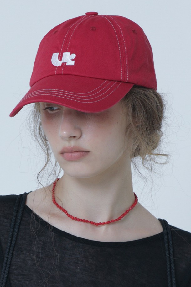 MORELIKEIT - 모자 - SYMBOL LOGO BALL CAP RED