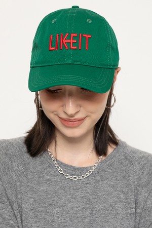 ESSENTIAL LOGO BALL CAP GREEN