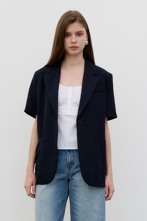썸머 릴렉스 클래식 하프자켓  Relax Classic Half Jacket Navy