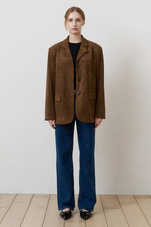 빈티지 스웨이드 자켓 BROWN