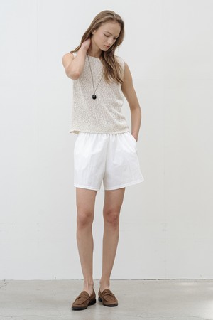 코튼 이지 쇼츠 WHITE