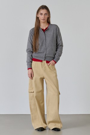 워시드 카고데님팬츠 BEIGE
