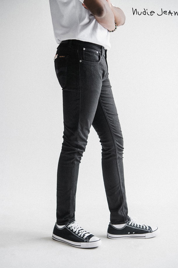 Nudie Jeans - 데님 - [누디진] Tight Terry Deep Black / 112451